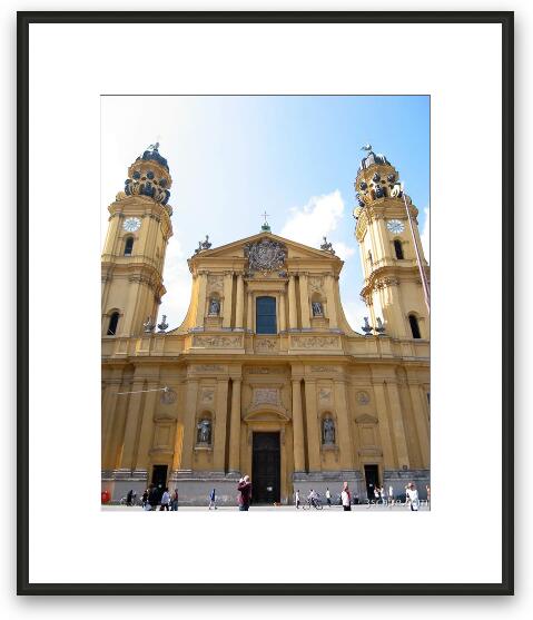 Theatine Church Framed Fine Art Print