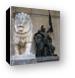 Statues in The Feldherrnhalle - Odeonsplatz (Odeon Square) Canvas Print