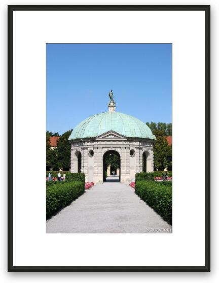 Hofgarten temple Framed Fine Art Print