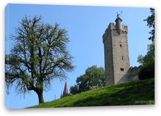 Tower and city wall Fine Art Canvas Print