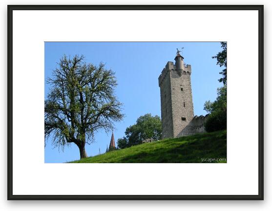 Tower and city wall Framed Fine Art Print