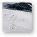 Glacier between Monch and Jungfrau Metal Print