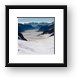 Glacier between Alps Framed Print