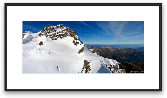 Jungfrau - 4158m Framed Fine Art Print