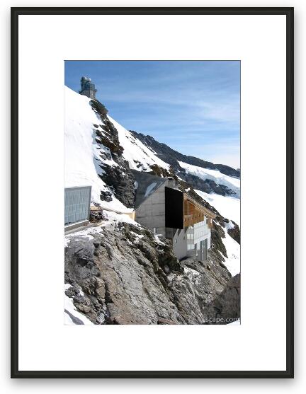 Restaurant at Jungfraujoch Framed Fine Art Print
