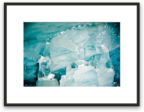 Ice sculptures Framed Fine Art Print