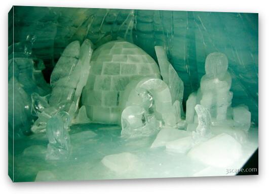 Ice sculptures Fine Art Canvas Print