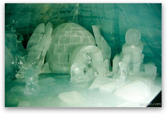 Ice sculptures Fine Art Print