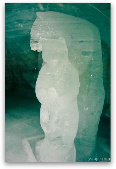 Ice sculptures Fine Art Metal Print