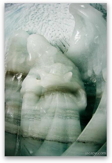 Ice sculptures Fine Art Metal Print
