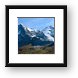 Eiger and Monch Framed Print