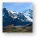 Eiger and Monch Metal Print