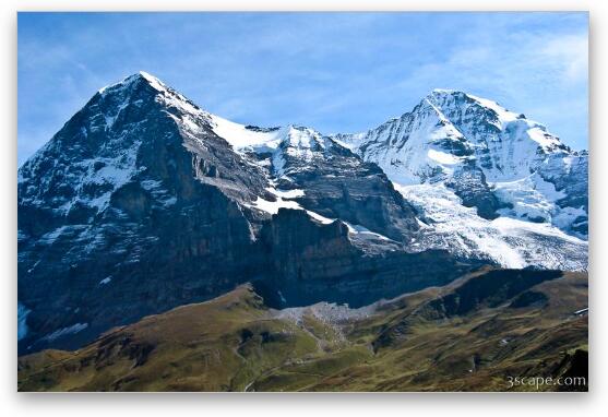 Eiger and Monch Fine Art Print