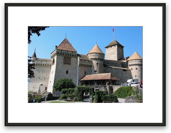 Chateau de Chillon, Montreux Framed Fine Art Print