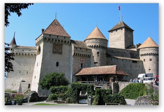 Chateau de Chillon, Montreux Fine Art Metal Print