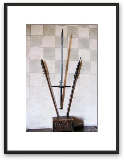 Swords Framed Fine Art Print