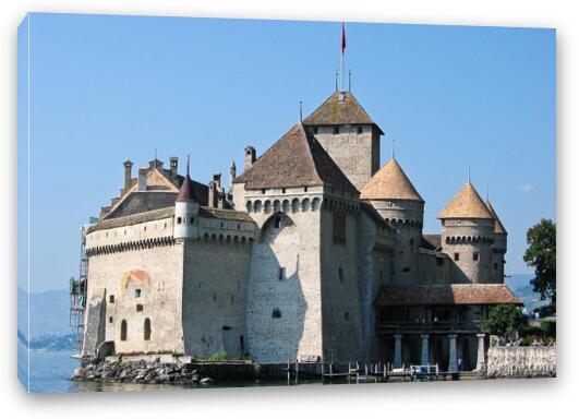 Chateau de Chillon Fine Art Canvas Print