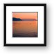 Sunset over Lake Geneva Framed Print