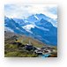 Swiss Alps panoramic (Monch and Jungfrau) Metal Print
