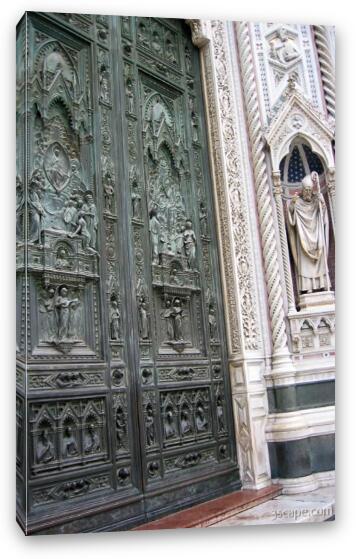 Doors of The Duomo Fine Art Canvas Print