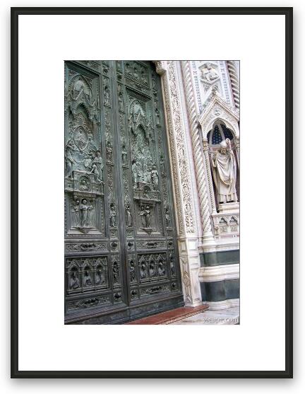 Doors of The Duomo Framed Fine Art Print