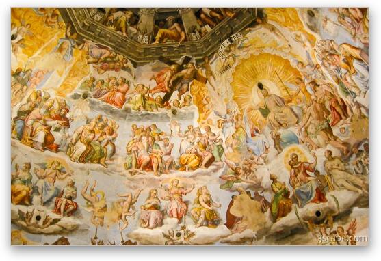 Inside the dome (Santa Maria del Fiore) Fine Art Print