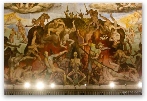 Inside the dome (Santa Maria del Fiore) Fine Art Metal Print