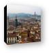 Florence from above Canvas Print