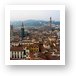 Florence from above Art Print