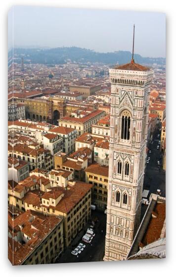 The Bell Tower of the Duomo Fine Art Canvas Print