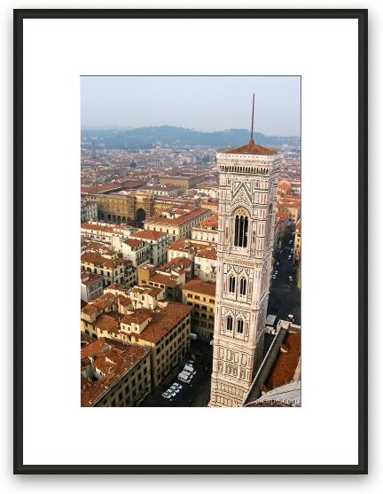 The Bell Tower of the Duomo Framed Fine Art Print