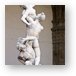 Abduction of Sabine Woman Statue Metal Print