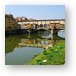 Ponte Vecchio on the Arno River Metal Print
