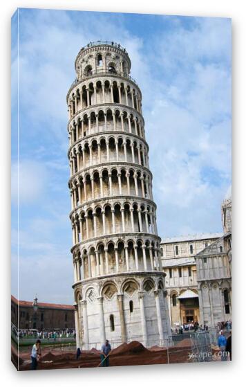 The Leaning Tower of Pisa Fine Art Canvas Print