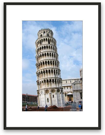 The Leaning Tower of Pisa Framed Fine Art Print