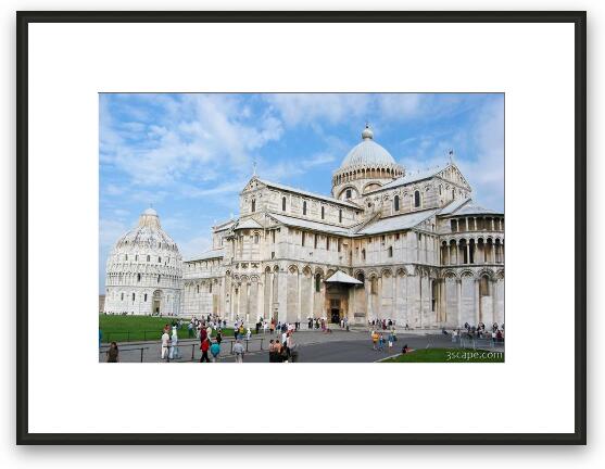 Pisa Cathedral (1063-1118) - designed by Giovani Pisano Framed Fine Art Print