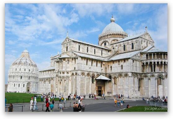 Pisa Cathedral (1063-1118) - designed by Giovani Pisano Fine Art Metal Print
