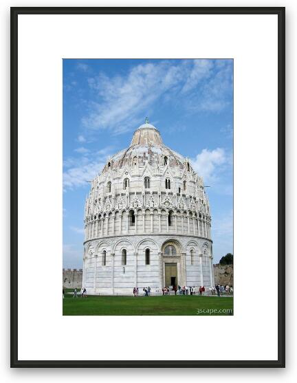 Baptistry in Pisa (1152) Framed Fine Art Print