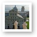 The Leaning Tower and Cathedral from the Baptistry Art Print