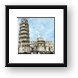 Leaning Tower and Cathedral of Pisa Framed Print