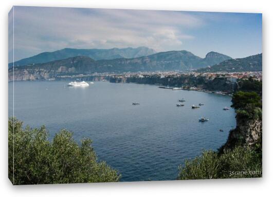 The Amalfi Coast Fine Art Canvas Print