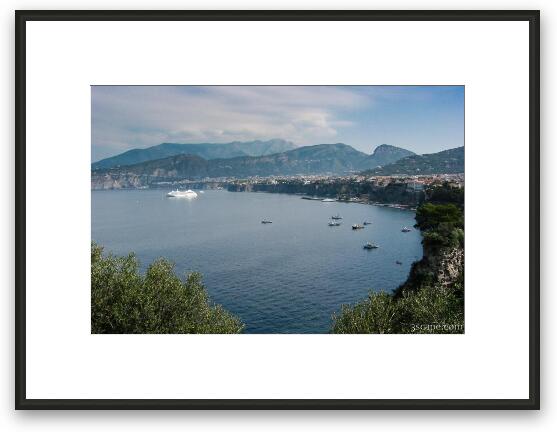 The Amalfi Coast Framed Fine Art Print