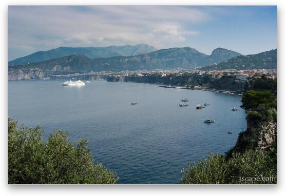The Amalfi Coast Fine Art Metal Print