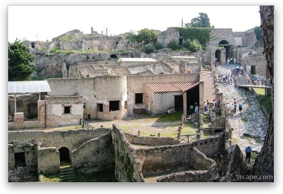 Ruins of Pompeii Fine Art Print