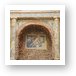 One of many colorful mosaics in Pompeii Art Print