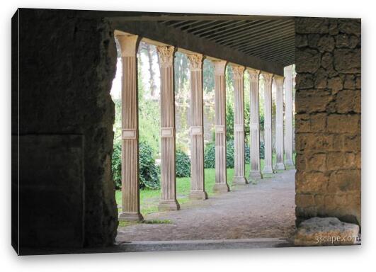 Columns Fine Art Canvas Print