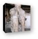Plaster cast of body as it was when Pompeii was covered in hot ash Canvas Print