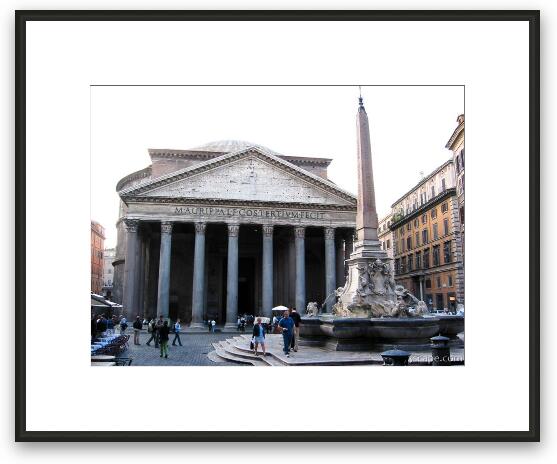 The Pantheon Framed Fine Art Print