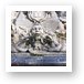 Sculpture fountain in front of the Pantheon Art Print