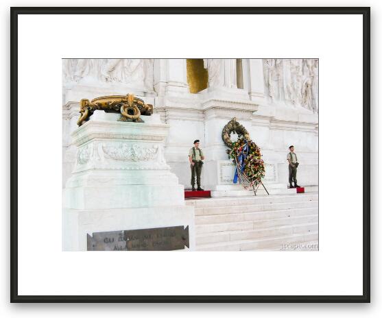 Monumento Vittorio Emanuele Framed Fine Art Print